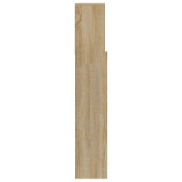 Vidaxl Headboard Cabinet Sonoma Oak 120X19X103.5 Cm Headboard Cabinets - thumbnail 6