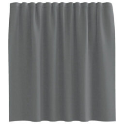 Berkfield Durable Voile Curtains With Rod Pockets 2 Pcs Dark Grey - thumbnail 4