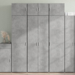 Berkfield Highboard Concrete Grey 70X42.5X185 Cm Engineered Wood - thumbnail 1