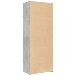 Berkfield Highboard Concrete Grey 70X42.5X185 Cm Engineered Wood - thumbnail 6