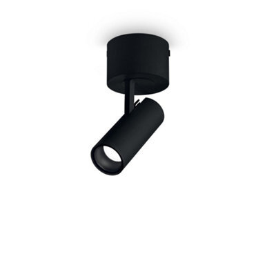 Ideal Lux Luminosa Play Led Decorative Surface Mounted Downlight Black Black, 3000K - image 1