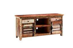 Buttercup Farm Coastal Large Tv Media Credenza - Wood - L40 X W150 X H70 Cm - thumbnail 1