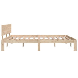 Berkfield Bed Frame Solid Wood Pine 160X200 Cm - thumbnail 5