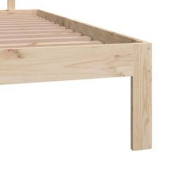 Berkfield Bed Frame Solid Wood Pine 160X200 Cm - thumbnail 6