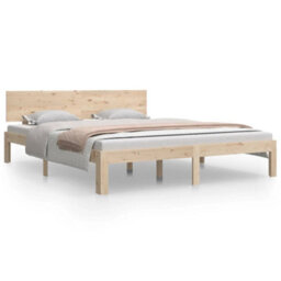 Berkfield Bed Frame Solid Wood Pine 160X200 Cm - thumbnail 2