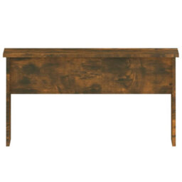Berkfield Coffee Table Smoked Oak 80X50.5X41.5 Cm Engineered Wood - thumbnail 4
