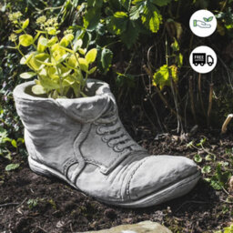 Oakleystone Northern Shoe Pot  Outdoor Stone Planter - thumbnail 3