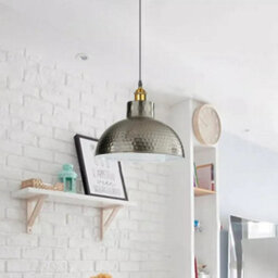 26Cm Yellow Brass Metal Ceiling Lampshade - thumbnail 3
