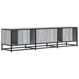 Berkfield Tv Cabinet Grey Sonoma 160X35X41 Cm Engineered Wood And Metal - thumbnail 6