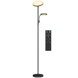 Floor Lamp For Living Room, Standing Lamp With 4 Scene Modes, Black - thumbnail 3