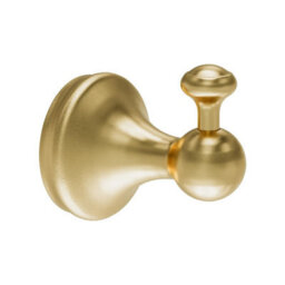 Plum&clay Ashford Gold Traditional Bathroom Wall Mounted Single Bathroom Robe Towel Hook - thumbnail 1