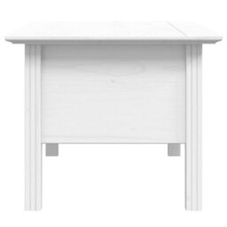 Berkfield Coffee Table Bodo White 100X55X45 Cm Solid Wood Pine - thumbnail 5