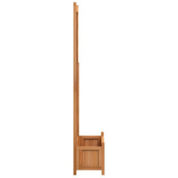 Walplus Planter With Trellis Brown Solid Wood Fir - thumbnail 5