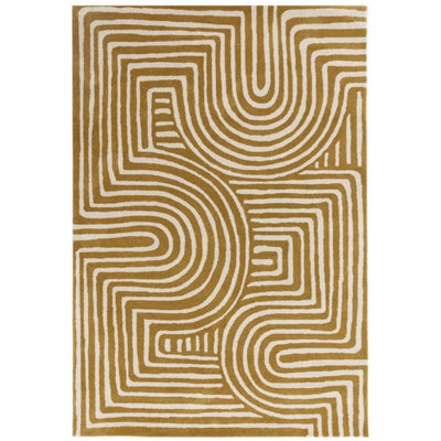 Handmade Modern Abstract Wool Easy To Clean Rug For Bedroom Living Room & Dining Room-200Cm X 290Cm