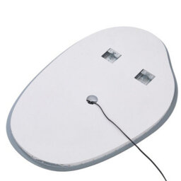 Living And Home 600 X 900mm Irregular Frameless Led Bathroom Mirror With Demister, Dimmable 3 Colour Temperature - thumbnail 5