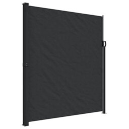 Walplus Retractable Side Awning Garden Sun Shade Canopy Gazebo For Back Door, Porch, Patio Black 220X600 Cm - thumbnail 2