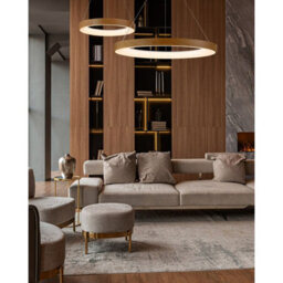 Luminosa Lighting Luminosa Niseko Triangular Ceiling 61Cm 48W Led, 3000K, 2900Lm, White, 3Yrs Warranty - thumbnail 8