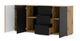 Arte Auris Sideboard Cabinet With Drawers W1800mm X H820mm X D420mm - thumbnail 2