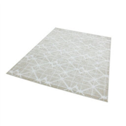 Lattice Geometric Modern Cotton Backing Rug For Living Room Bedroom And Dining Room-200Cm X 290Cm - thumbnail 3