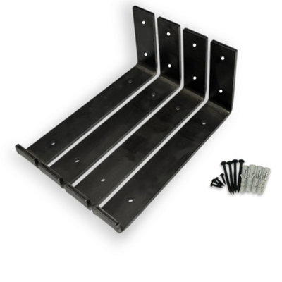 MKGT 4X Scaffold Industrial Shelf Brackets, Rustic Heavy Duty Board Brackets For Floating Shelves Wall-Mounted Shelving Brackets - image 1