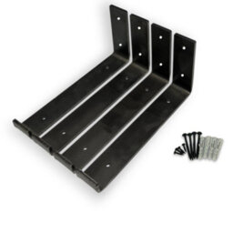 MKGT 4X Scaffold Industrial Shelf Brackets, Rustic Heavy Duty Board Brackets For Floating Shelves Wall-Mounted Shelving Brackets - thumbnail 1