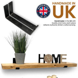 MKGT 4X Scaffold Industrial Shelf Brackets, Rustic Heavy Duty Board Brackets For Floating Shelves Wall-Mounted Shelving Brackets - thumbnail 4