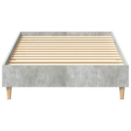 Berkfield Bed Frame 90X200 Cm Concrete Grey Engineered Wood - thumbnail 6