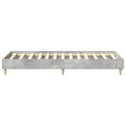 Berkfield Bed Frame 90X200 Cm Concrete Grey Engineered Wood - thumbnail 7