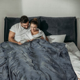 Ehc Luxury Super Soft Snugly Solid Flannel Fleece Throw Bed Blankets, Grey 150Cm X 200Cm - thumbnail 3