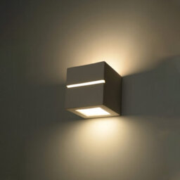 Luminosa Lighting Luminosa 1 Light Ceramic Flush Wall Light White, E27 - thumbnail 2