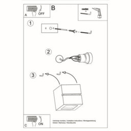 Luminosa Lighting Luminosa 1 Light Ceramic Flush Wall Light White, E27 - thumbnail 6