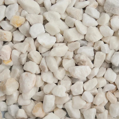 Charles Watson 20mm Polar White Chippings Decorative Garden Stone Large Approx. 20Kg Polybag - image 1