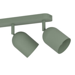 Eglo Tilston Steel Minimalist 4-Light Ceiling Spotlight, Green - thumbnail 3