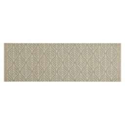 Berkfield Kitchen Rug Washable Leaves 60X180 Cm Velvet - thumbnail 2
