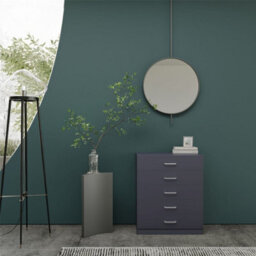 Seconique Dakota 5 Drawer Chest Of Drawers Dark Grey - thumbnail 9
