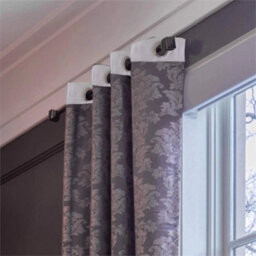 10 Metres Curtain Heading Tape With 80 Round Eyelet Rings For Curtain Blinds - thumbnail 4