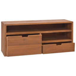 Berkfield Tv Cabinet 90X30X40 Cm Solid Teak Wood - thumbnail 6