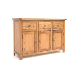 Cabinet Bits Trivento Light Wood 3 Drawer 3 Door Sideboard Wood Knob - thumbnail 2