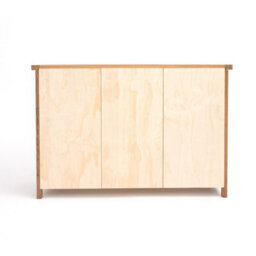 Cabinet Bits Trivento Light Wood 3 Drawer 3 Door Sideboard Wood Knob - thumbnail 8