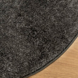 Berkfield Rug Istan High Pile Shiny Look Anthracite Size  160 Cm - thumbnail 4