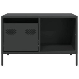 Berkfield Coffee Table Black 68.5X50X43.5 Cm Cold-Rolled Steel - thumbnail 6