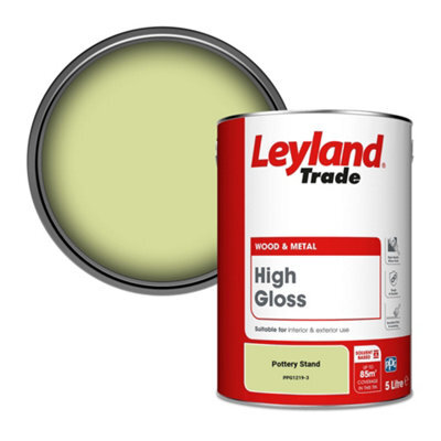 Leyland Trade Wood & Metal High Gloss Paint Pottery Stand (Ppg1219-3) 5L - image 1