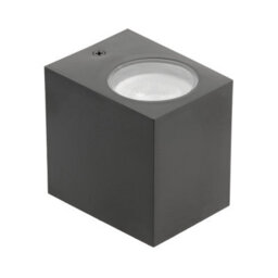 CGC Lighting Cgc Black Up Or Down Gu10 Wall Light Square Outdoor Garden Indoor Ip44 Weatherproof Polycarbonate Outside Door Patio Wall Lamp - thumbnail 6