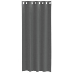 Berkfield Voile Curtains With Grommets 2 Pcs Dark Grey 140X245 Cm - thumbnail 4