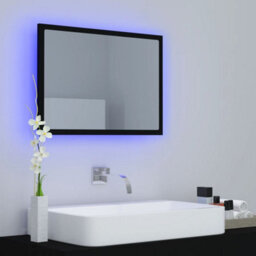 Walplus Led Bathroom Mirror Black 60X8.5X37 Cm Acrylic - thumbnail 9