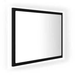 Walplus Led Bathroom Mirror Black 60X8.5X37 Cm Acrylic - thumbnail 2