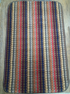 eXtreme Helsinki - Kitchen Utility Hall Long Runner Door Mat Rug Brown 90 X 57Cm