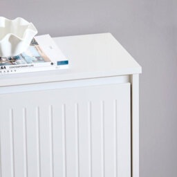 Sobuy Fsr165-K-W, 2 Flip-Drawers Shoe Cabinet Shoe Rack Shoe Storage Cupboard,white,w61Xd26Xh81 - thumbnail 7