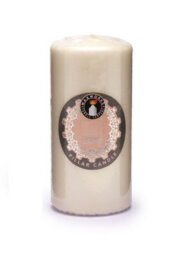 151 Natural White Pillar Candle 30 Hour Slim Wax Church Pillar Candle 12Cm X 5Cm - thumbnail 1