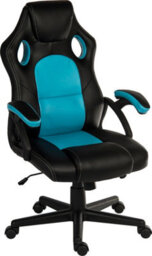Teknik Kyoto Gaming Chair Blue With Gas Lift Seat Adjustment And Tilt Tension